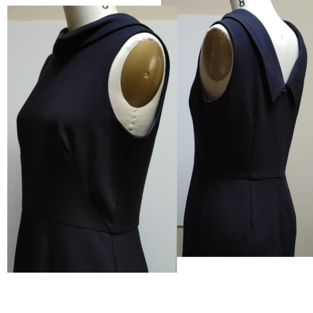 VTG Donna Ricco Navy Dress 6